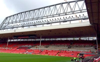 Anfield Cladding Installation