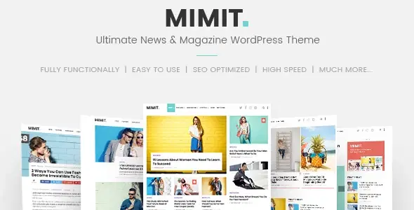 Mimit – Ultimate News & Magazine WordPress Theme
