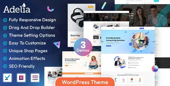 Adelia – Corporate Business WordPress Theme