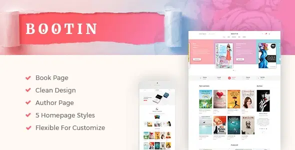 Bootin – Book Store WooCommerce WordPress Theme