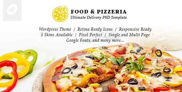 Food & Pizzeria – Ultimate Delivery WordPress Theme