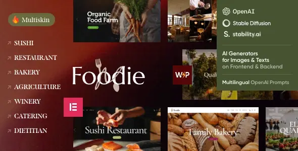 Foodie – Restaurant Theme