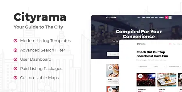 Cityrama – Listing & City Guide WordPress Theme