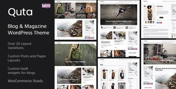 Quta – A WordPress Blog & Shop Theme