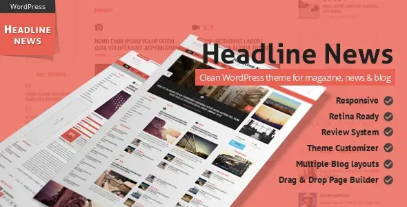 Headline News – Clean and Modern Magazine Theme