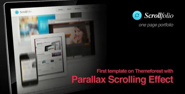 Scrollfolio – Parallax Scrolling Effect portfolio