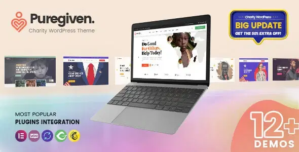 Puregiven – Charity WordPress Theme