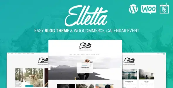 Elletta – Blog News, Calendar & Shop Theme WordPress