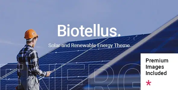 Biotellus – Solar and Renewable Energy WordPress Theme