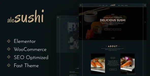 AleSushi – Restaurant WordPress Theme