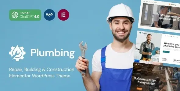 Plumbing – Plumber and Handyman WordPress Theme