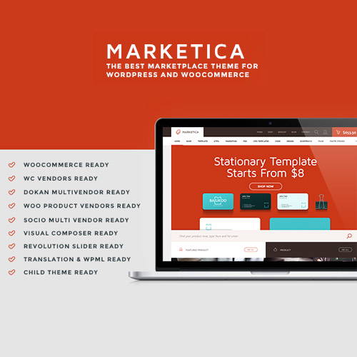 Marketica | eCommerce and Marketplace | WooCommerce WordPress Theme