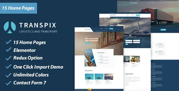 Transpix – Logistics Warehouse WordPress Theme