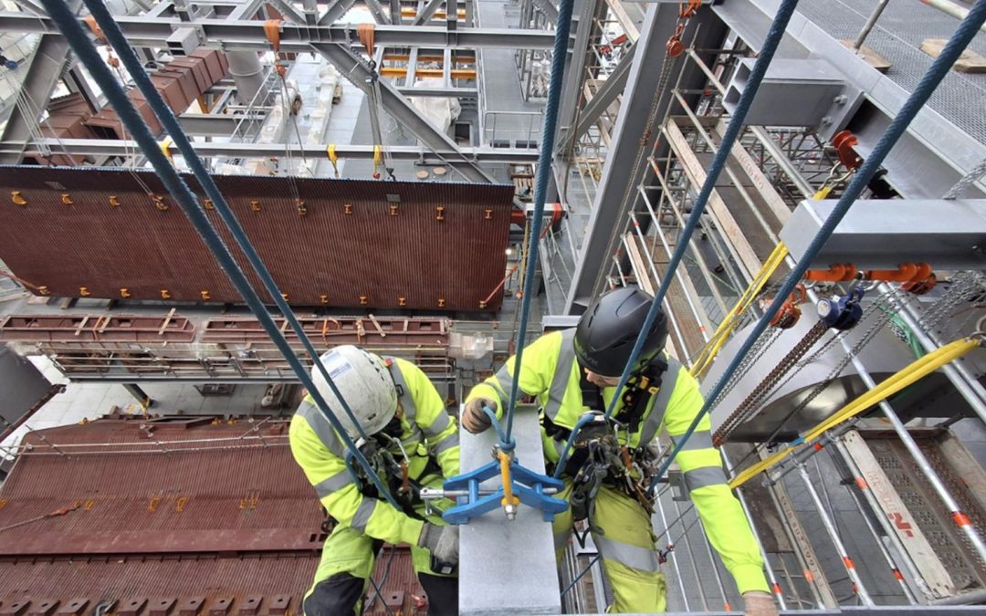 Rope Access Steel Erection in Energy-from-Waste (EFW) Plant Construction