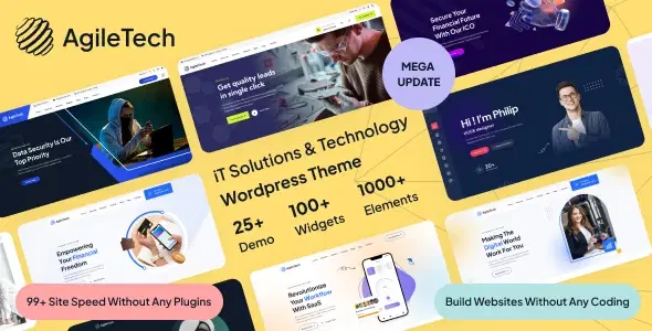 IT Solutions & Technology Multi-Purpose Elementor WordPress Theme – Agiletech