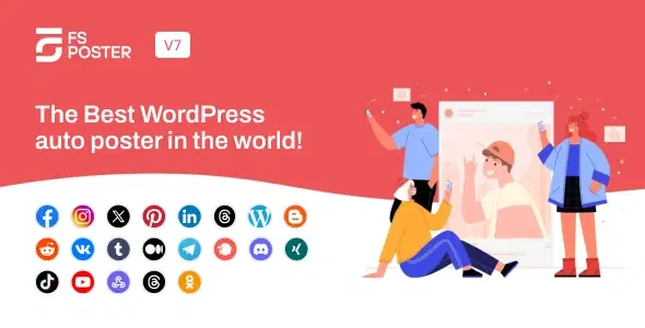 FS Poster – WordPress Social media Auto Poster & Scheduler [Facebook, Instagram, Twitter, Pinterest]