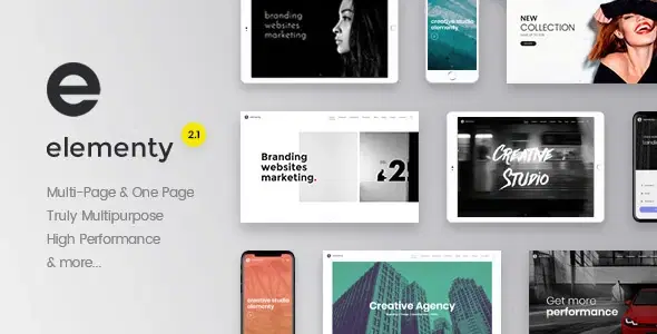 Elementy – Multipurpose One & Multi Page Template