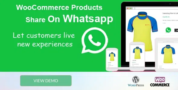 Products Share On WhatsApp Plugin | WooCommerce WordPress