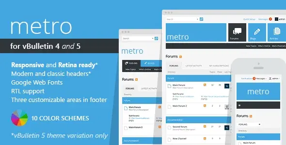 Metro – A Theme for vBulletin 4 and 5