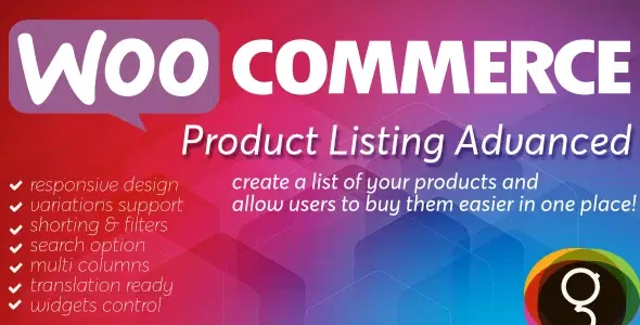 WooCommerce Product List Advanced