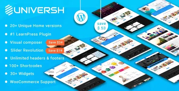 Universh – Education Multipurpose WordPress Theme