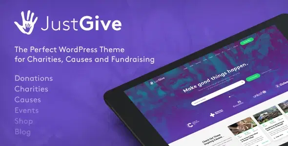 JustGive – Charity & Fundraising WordPress Theme