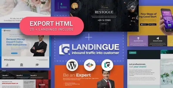 Landingue – Landing and One Page Builder Plugin for WordPress Site