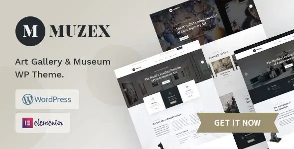 Muzex – Museum WordPress Theme + RTL