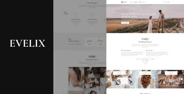 Evelix – Wedding Agency WordPress Theme