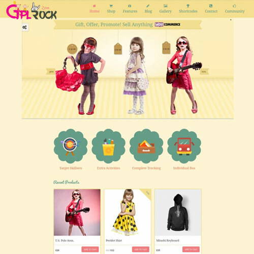 Kids Zone - Children WordPress Theme