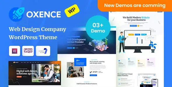 Oxence – Web Design Agency Elementor WordPress Theme