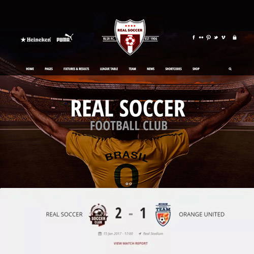 Real Soccer – Sport Clubs Responsive WP Theme