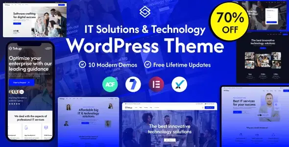 Tekup – Technology & IT Solutions Services WordPress Theme