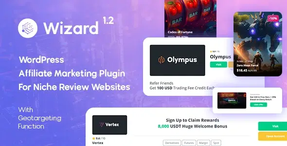 Wizard – WordPress Affiliate Marketing Plugin for Niche Review Websites