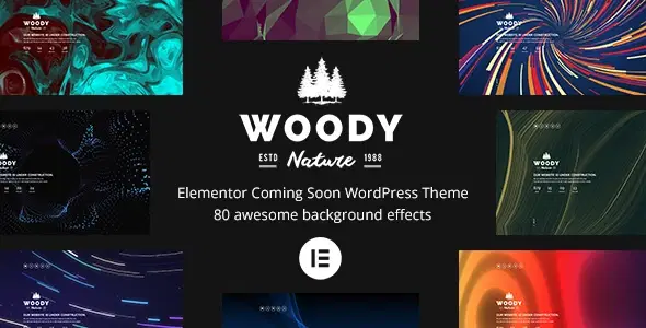 Woody – Elementor Coming Soon WordPress Theme