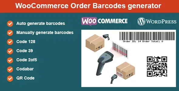 WooCommerce Order Barcodes generator
