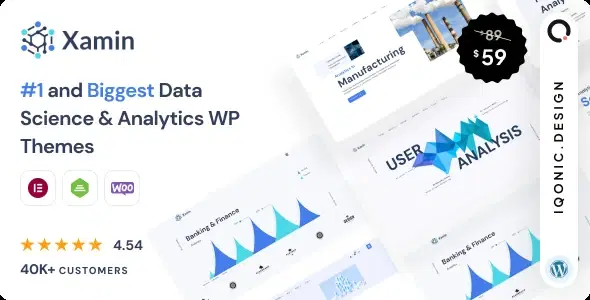 Xamin – Data Science & Analytics SaaS WordPress Theme