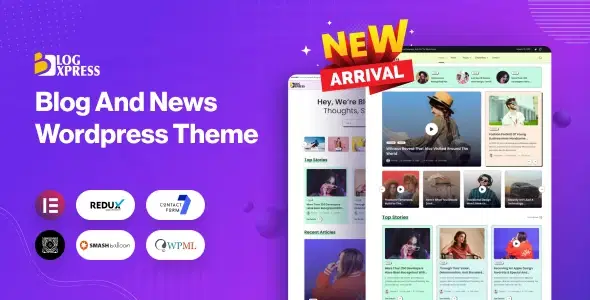 BlogXpress – Blog News WordPress Theme