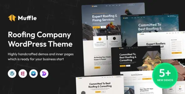 Muffle – Roofing Company WordPress Theme