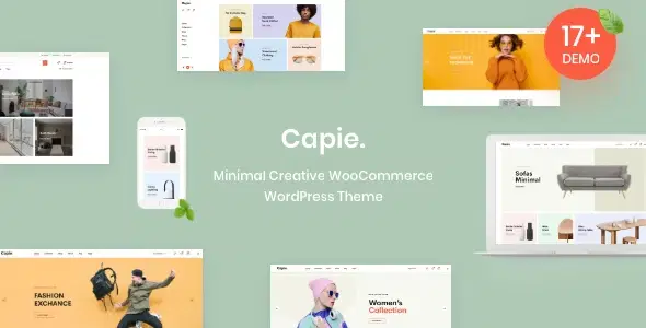 Capie – Minimal Creative WooCommerce WordPress Theme