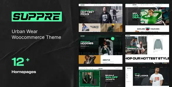 Suppre – Urban Wear WooCommerce Theme