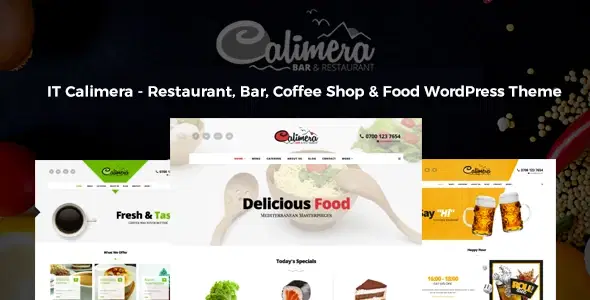 Calimera – Multiple Restaurant & Bistro WordPress Theme