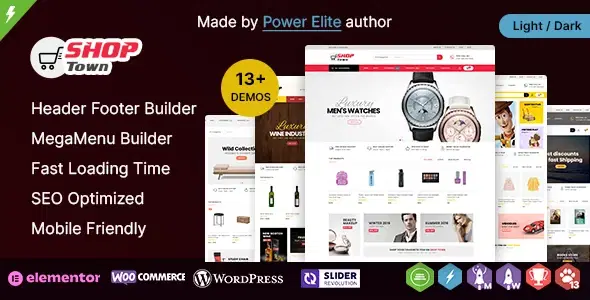 ShopTown WP – Elementor Multi-purpose WooCommerce Theme