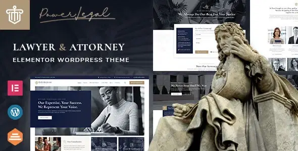 Powerlegal – Law, Lawyer & Attorney WordPress Theme