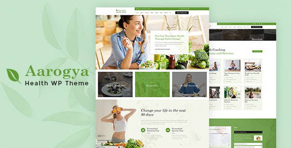 Aarogya - Nutrition & Dietitian WordPress Theme