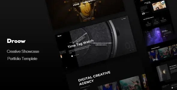 Droow – Creative Showcase Portfolio Template
