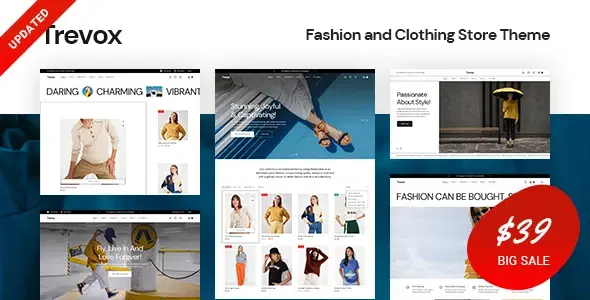 Trevox – Fashion and Clothing Store Theme