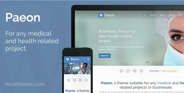 Paeon – Medical WordPress Theme