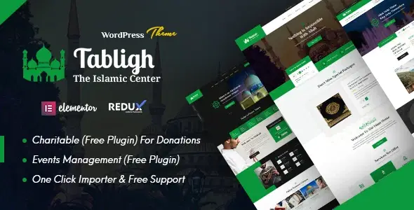 Tabligh – Islamic Institute & Mosque WordPress Theme + RTL