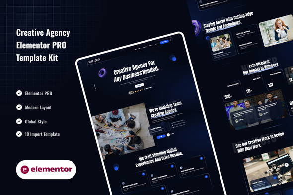 Wiragen - Creative Agency Elementor Pro Template Kit